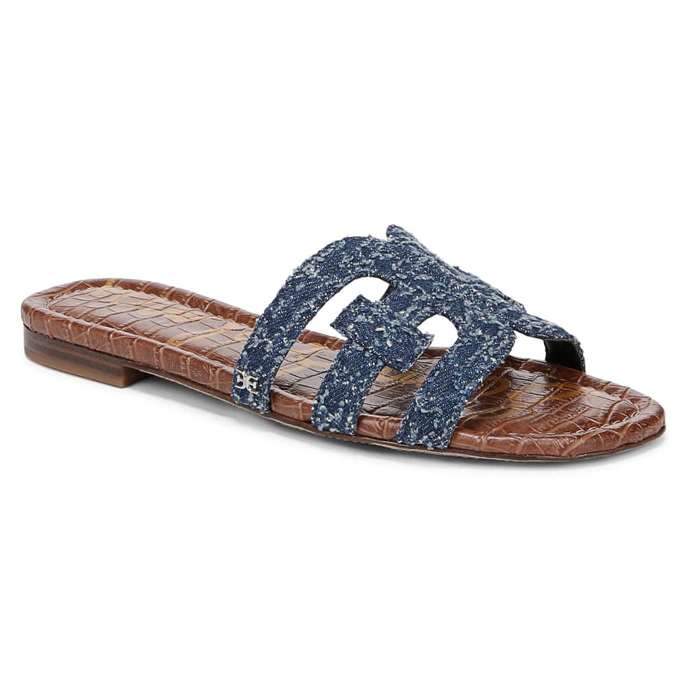 Bay Slide in Navy Fabric
