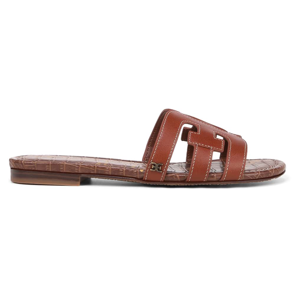 Bay Slide in Stable Brown Glove Leather