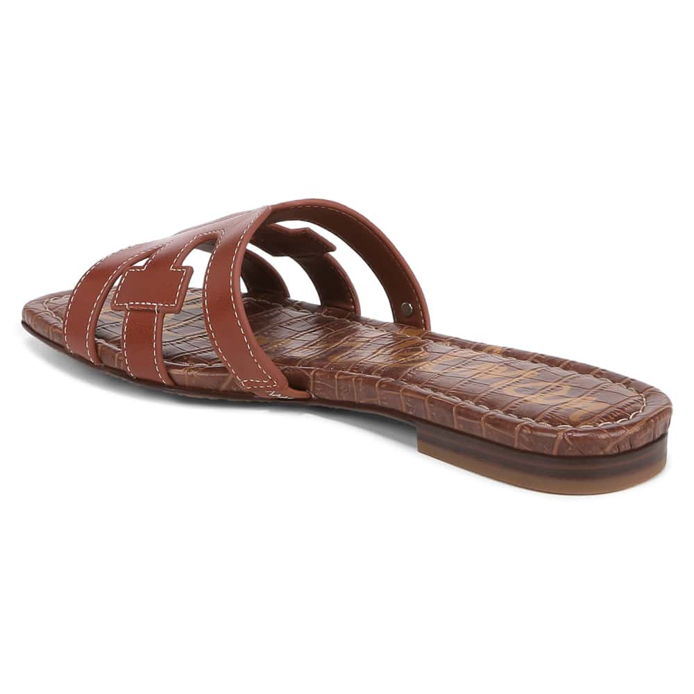 Bay Slide in Stable Brown Glove Leather