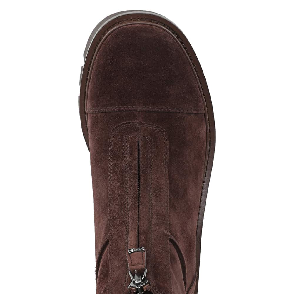Cooper Boot in CafÉ Noir Suede Suede