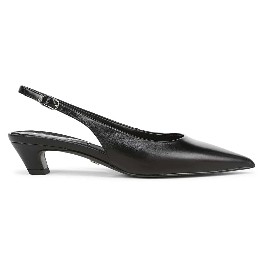 Finch Pumps in Black Leather