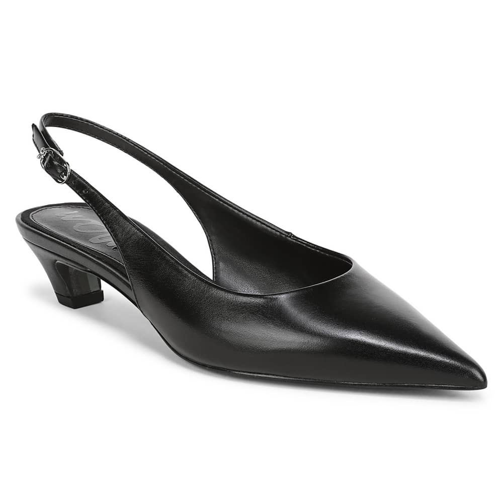 Finch Pumps in Black Leather