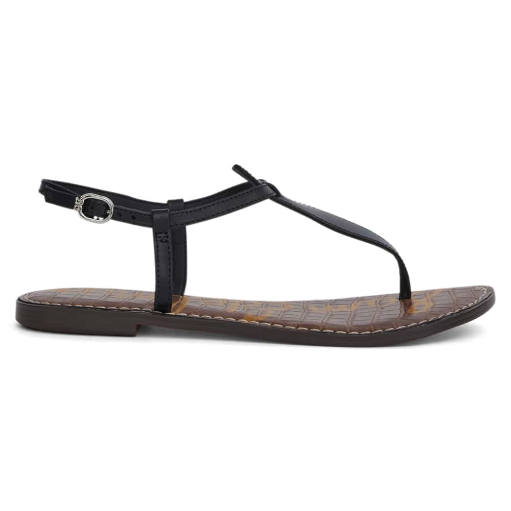 Gigi Sandal in Black Leather
