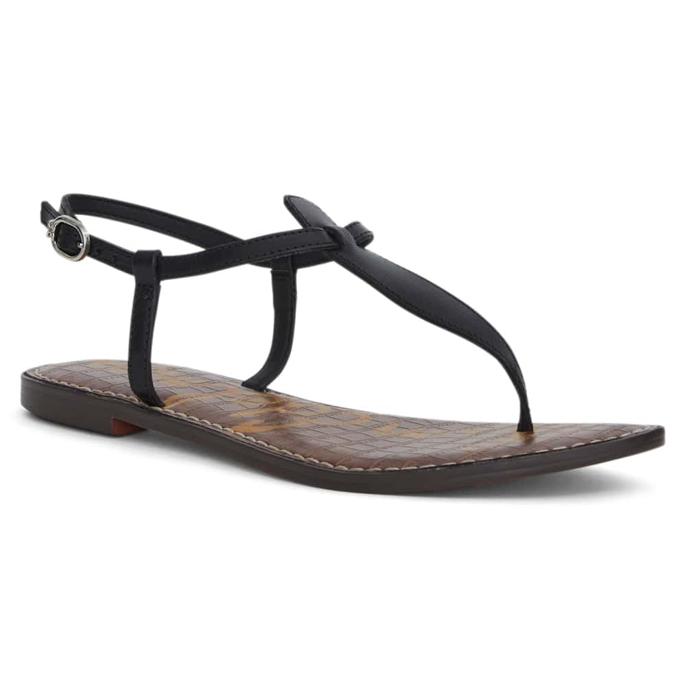 Gigi Sandal in Black Leather