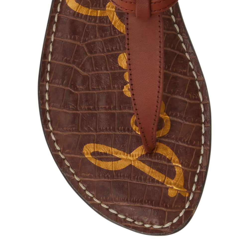Gigi Sandal in Kona Brown Glove Leather