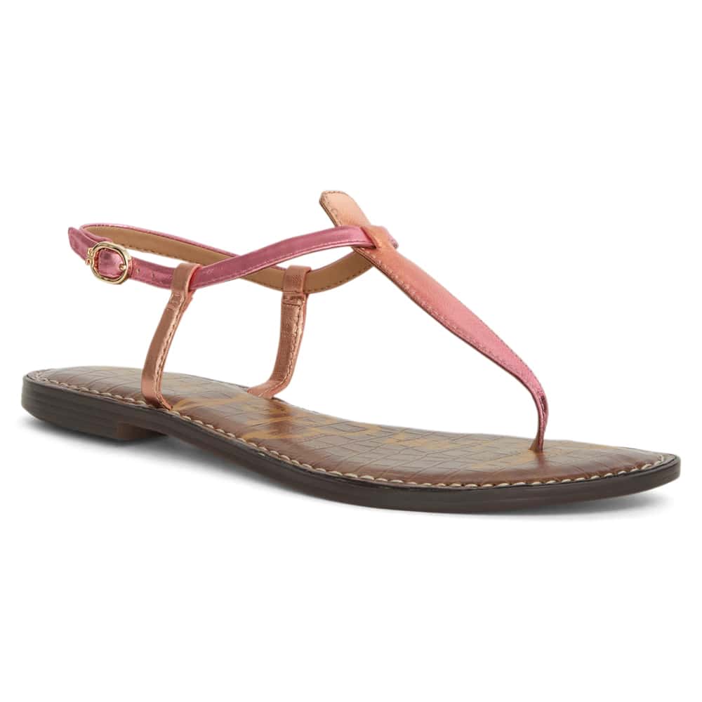 Gigi Sandal in Sunrise Multi Metallic Lizard