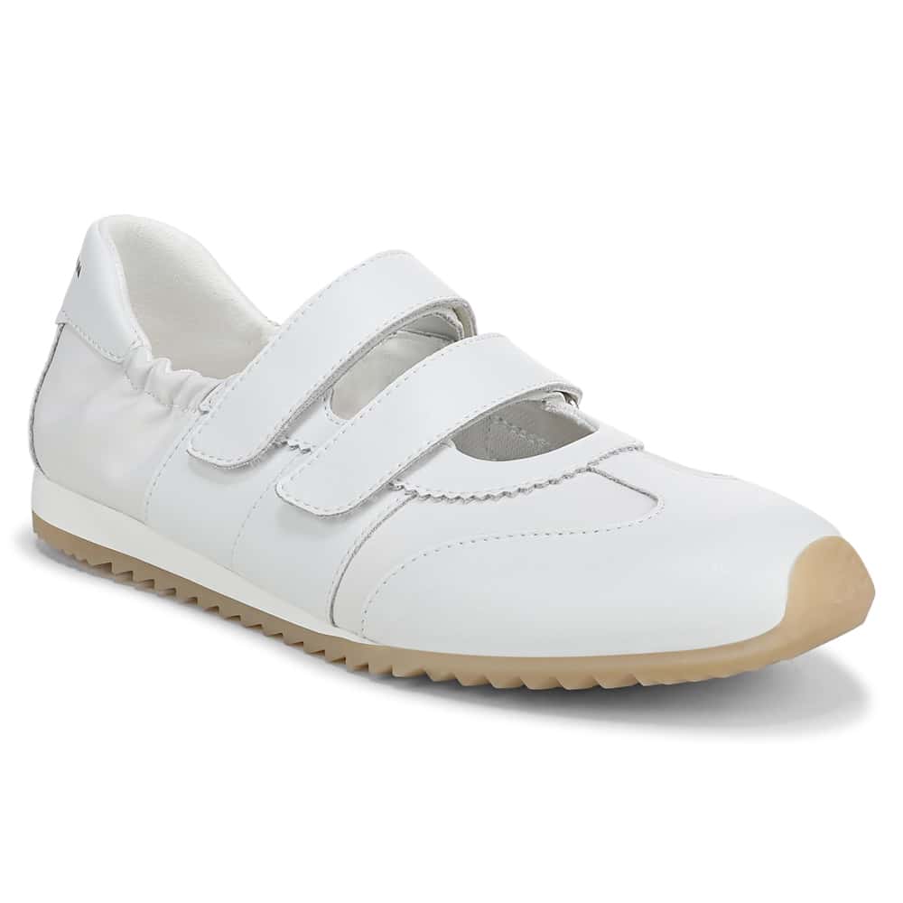Isabella Sneaker in White Leather