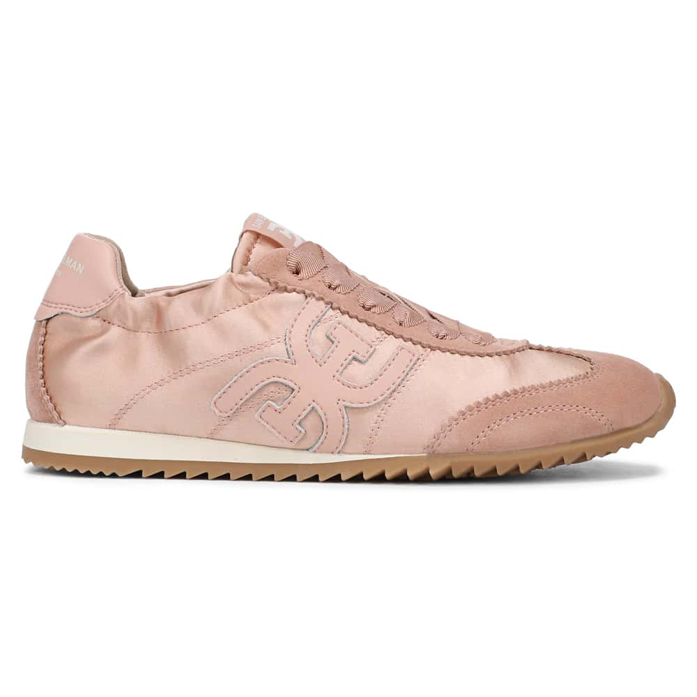 Isella Sneaker in Ballet Pink Suede Leather