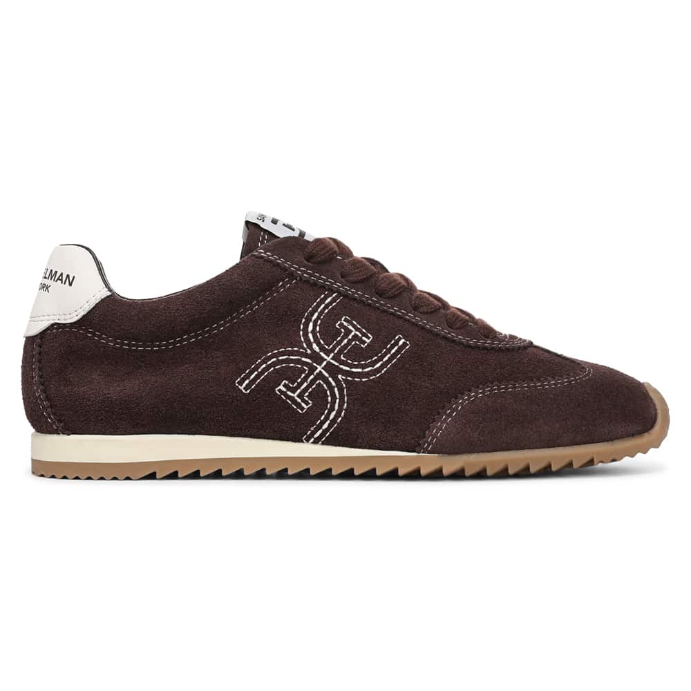 Isella Sneaker in CafÉ Noir Suede Leather