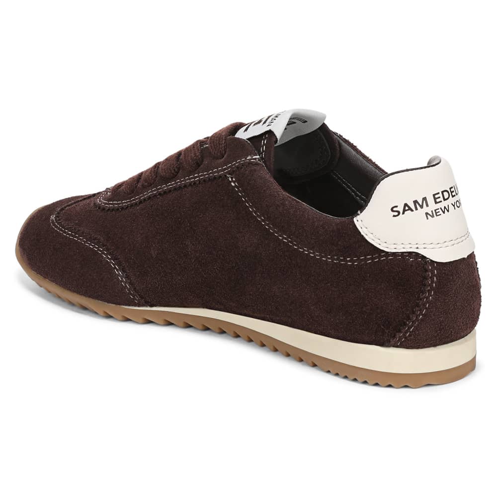 Isella Sneaker in CafÉ Noir Suede Leather