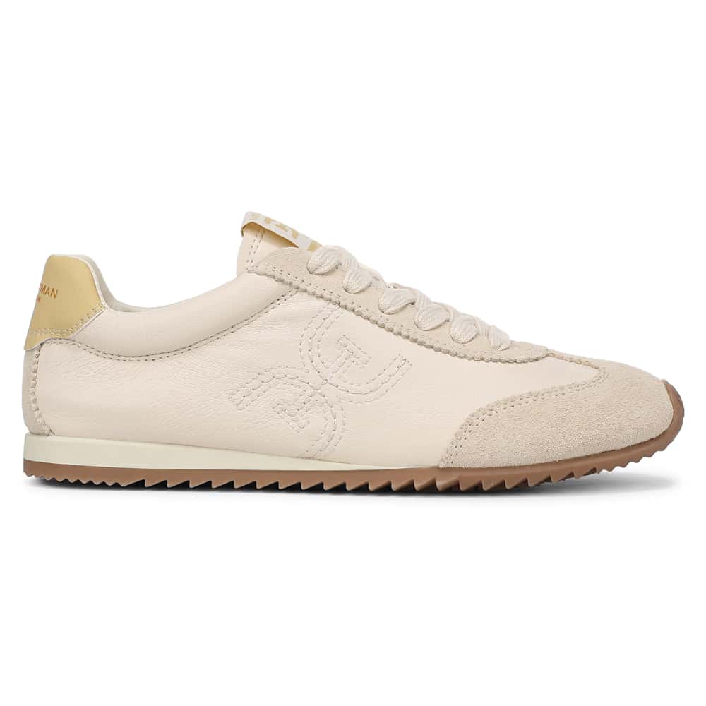 Isella Sneaker in Modern Ivory Suede Leather