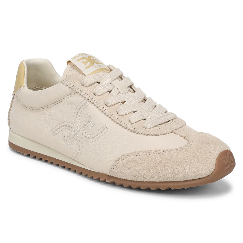 Isella Sneaker in Modern Ivory Suede Leather