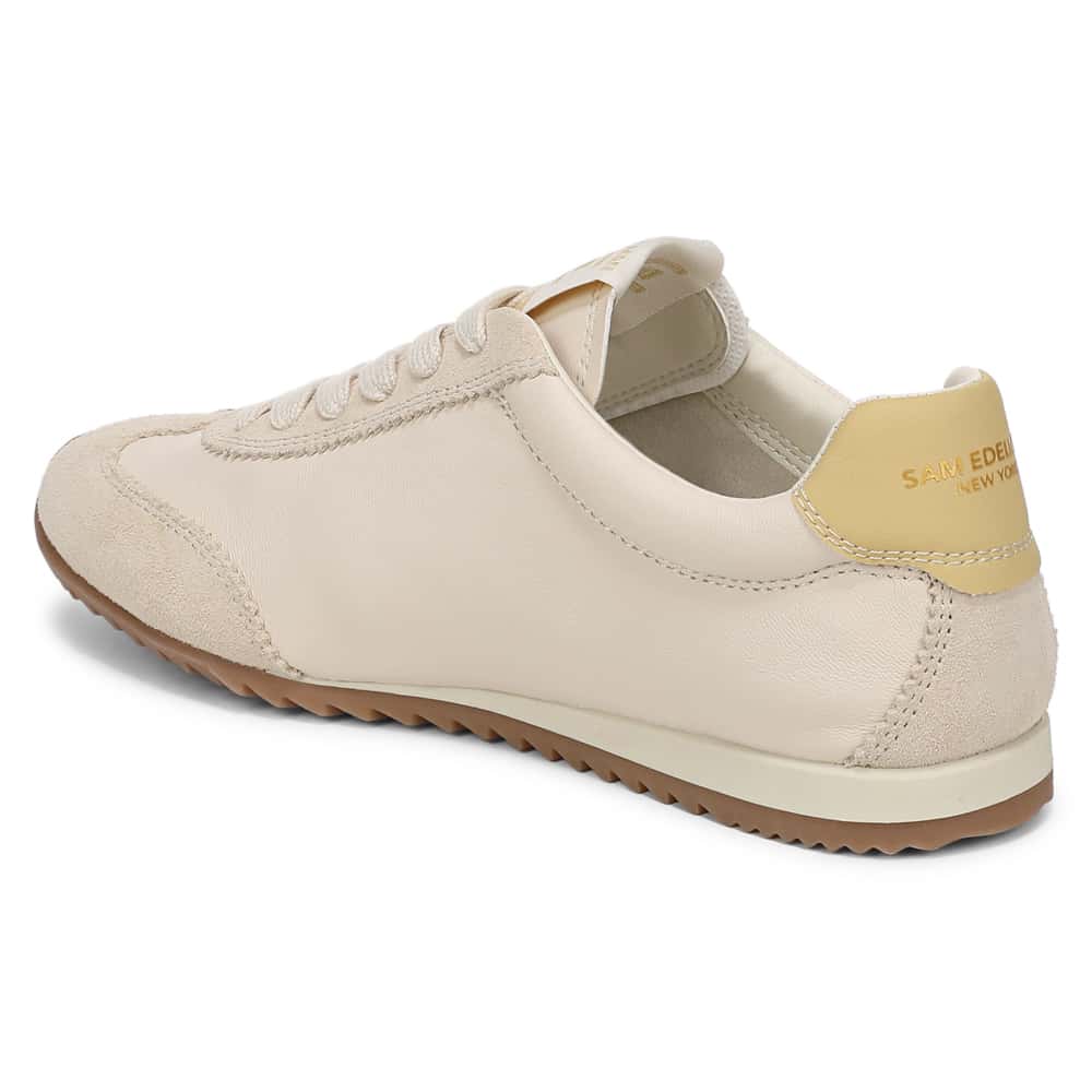 Isella Sneaker in Modern Ivory Suede Leather
