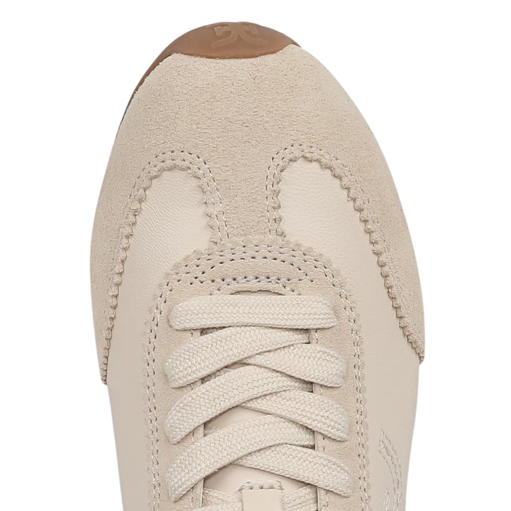 Isella Sneaker in Modern Ivory Suede Leather