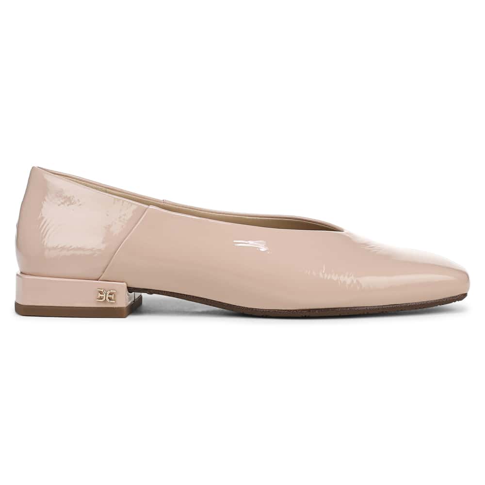 Kasey Ballet Flat in Buff Blush Leather