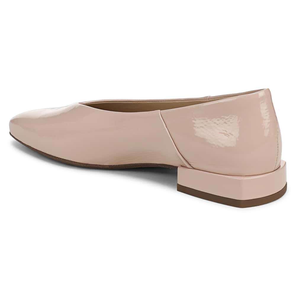 Kasey Ballet Flat in Buff Blush Leather
