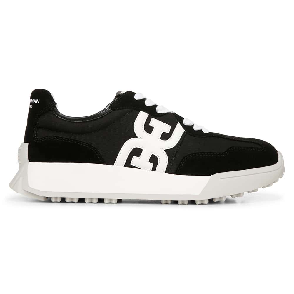 Langley Sneaker in Black Suede