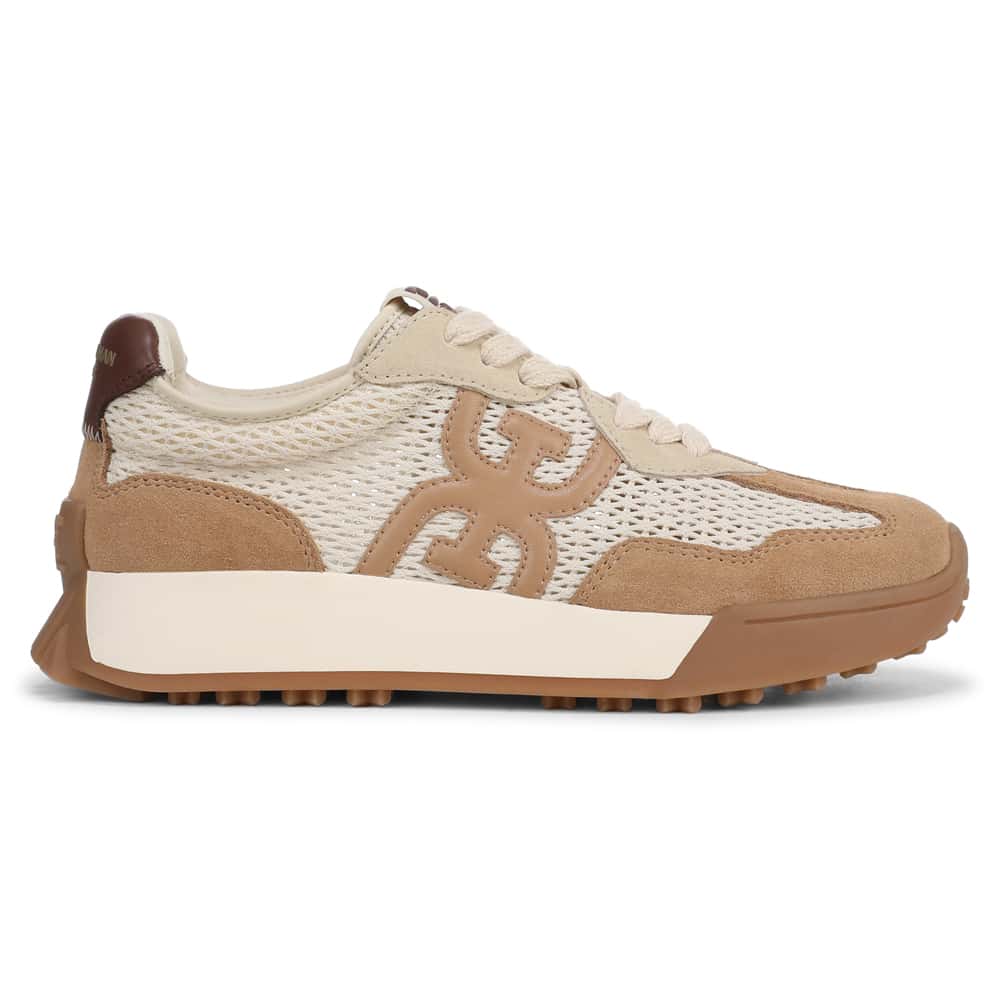 Langley Sneaker in Modern Ivory/cyprus Suede Leather