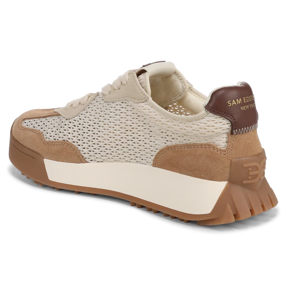 Langley Sneaker in Modern Ivory/cyprus Suede Leather