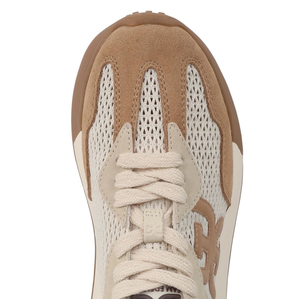 Langley Sneaker in Modern Ivory/cyprus Suede Leather
