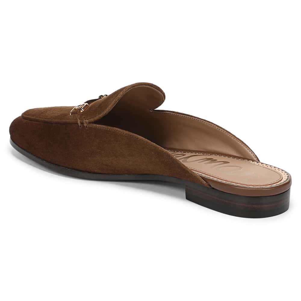 Linnie Flat in Warm Nutmeg Suede Suede