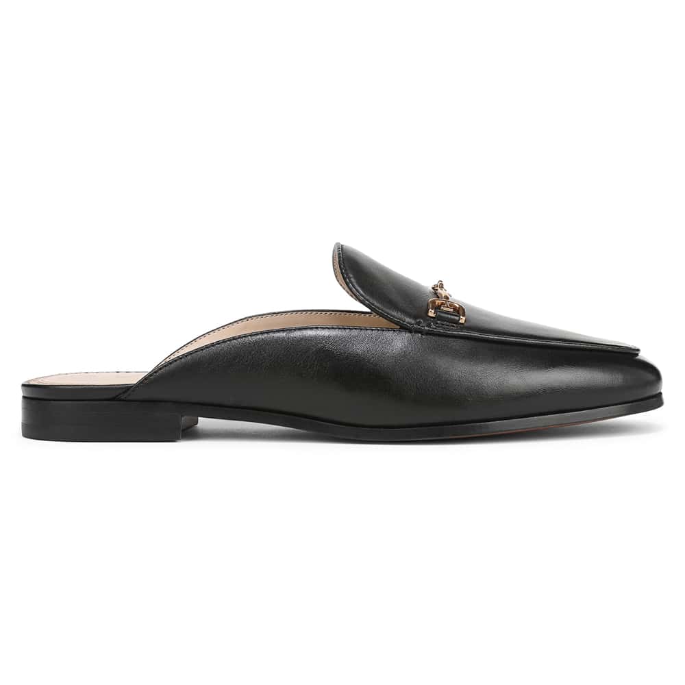 Linnie Loafer in Black Leather
