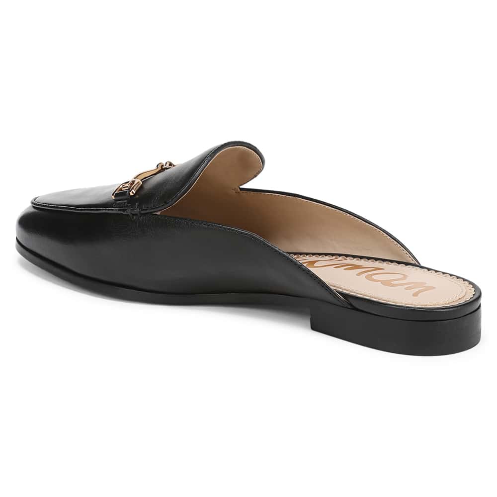 Linnie Loafer in Black Leather