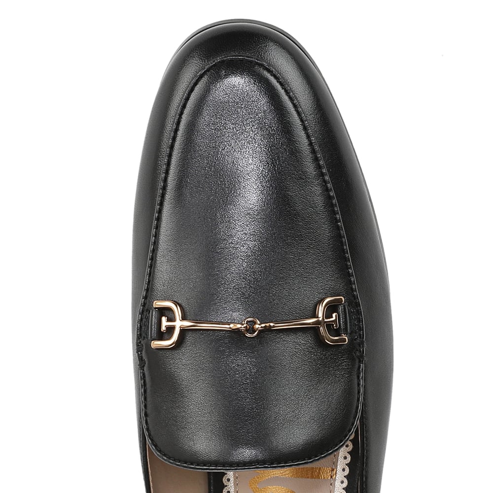 Linnie Loafer in Black Leather