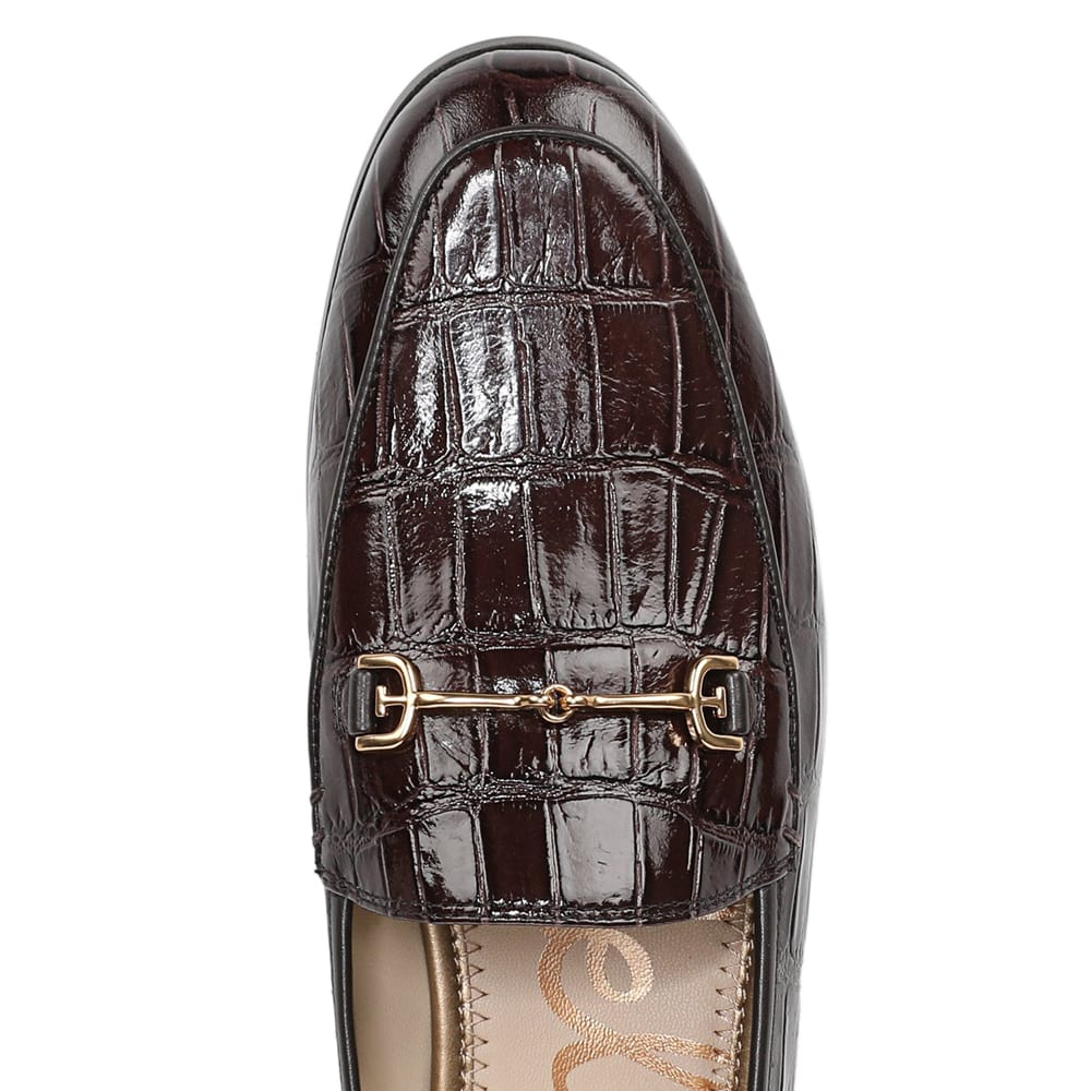 Loraine Loafer in Amaro Brown Croc Croc