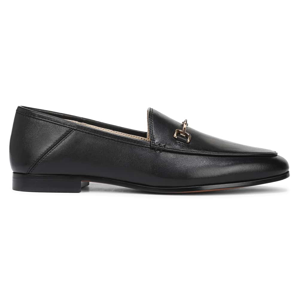 Loraine Loafer in Black Leather