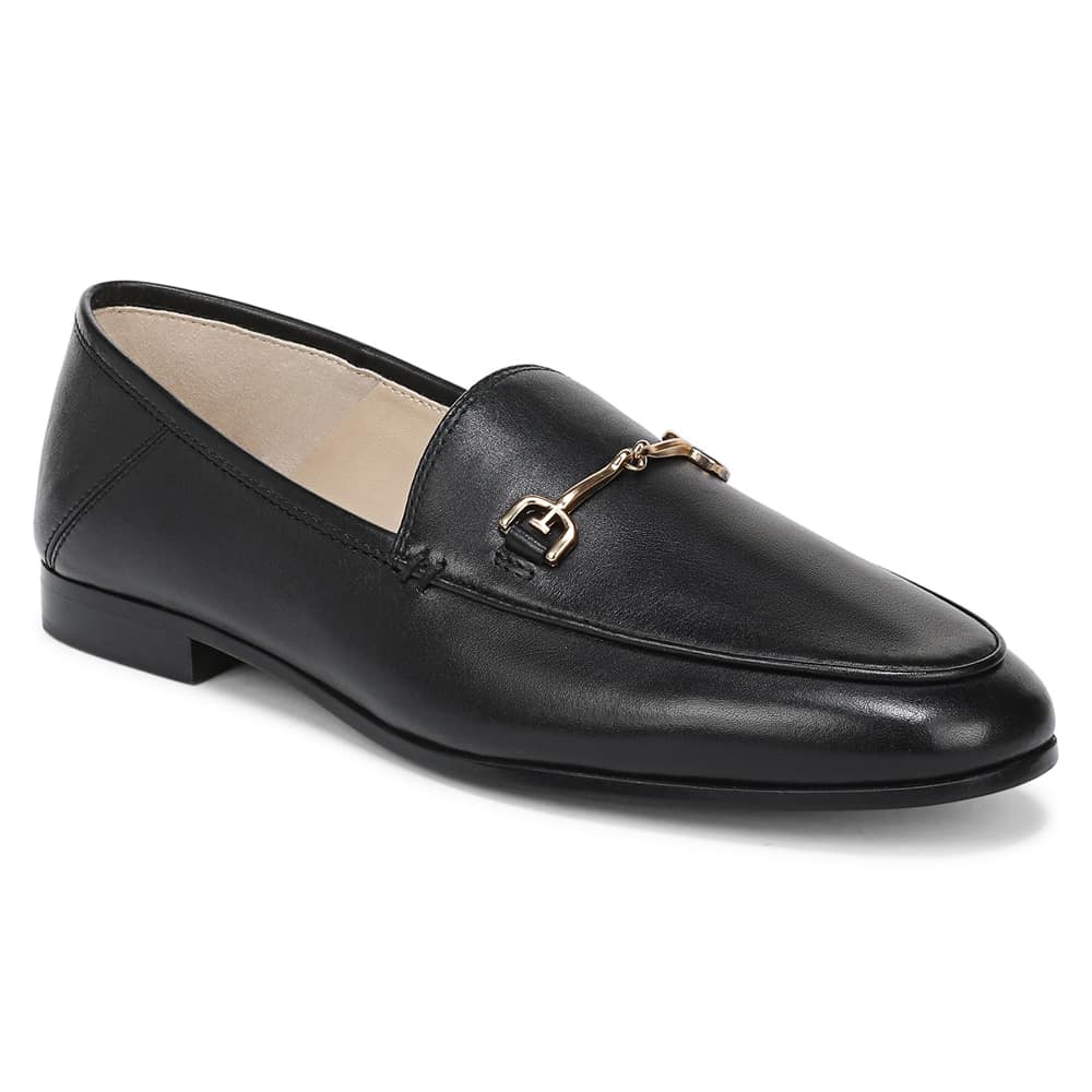 Loraine Loafer in Black Leather