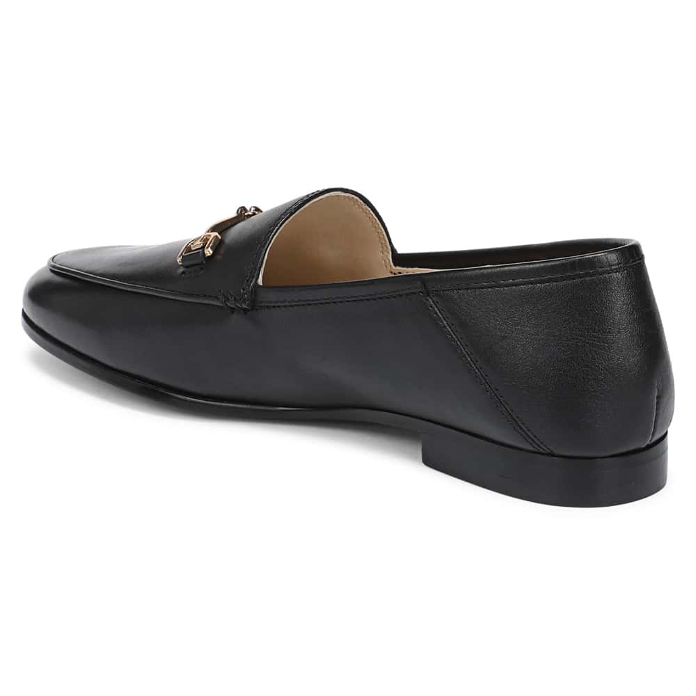 Loraine Loafer in Black Leather