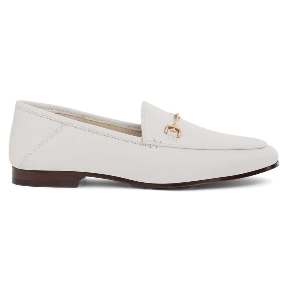 Loraine Loafer in Bright White  Leather