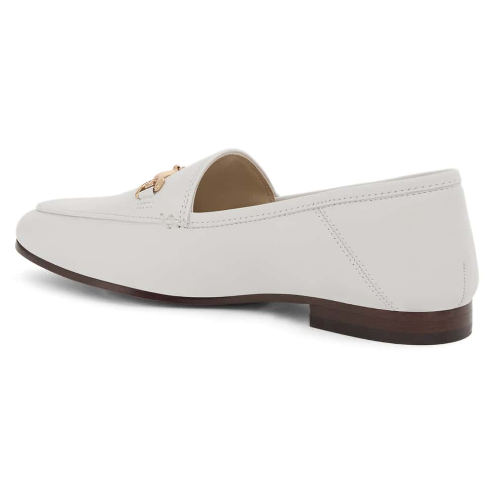 Loraine Loafer in Bright White  Leather