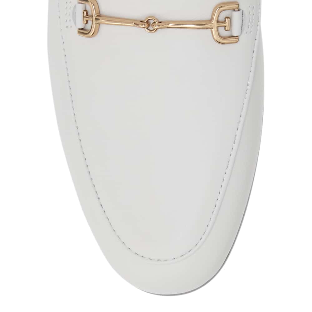 Loraine Loafer in Bright White  Leather