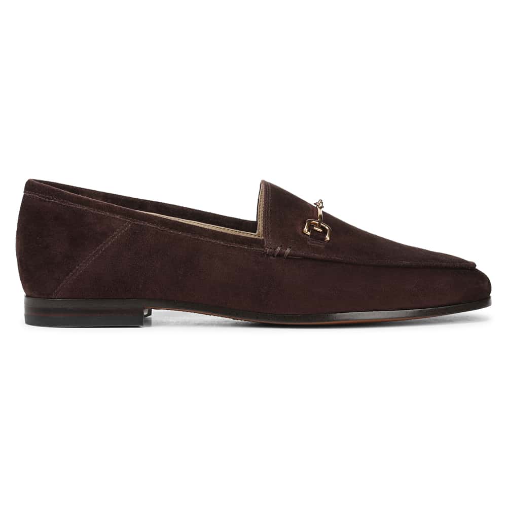 Loraine Loafer in CafÉ Noir Suede Suede