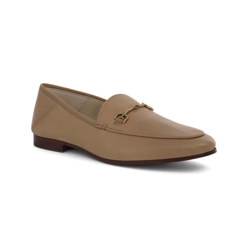 Loraine Loafer in French Sand Glove Leather