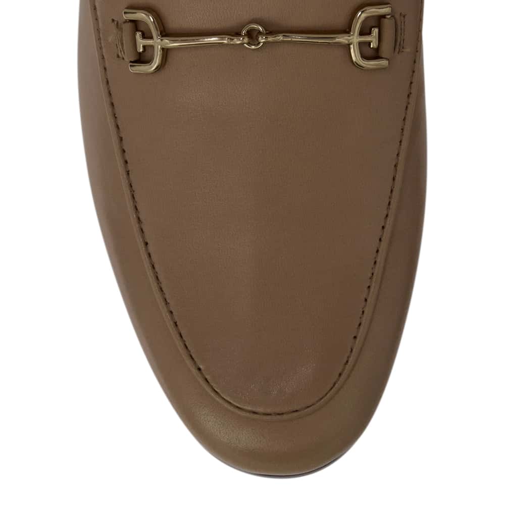 Loraine Loafer in French Sand Glove Leather