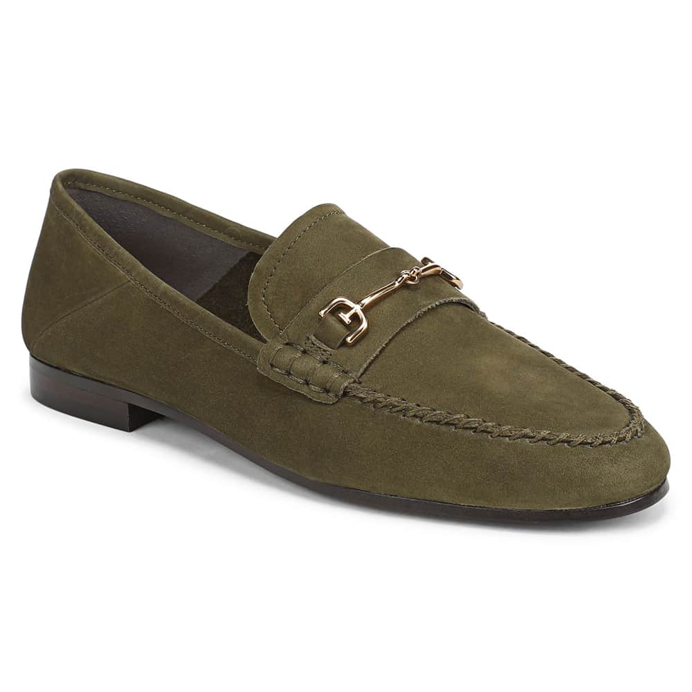 Loraine Loafer in Olive Branch Suede