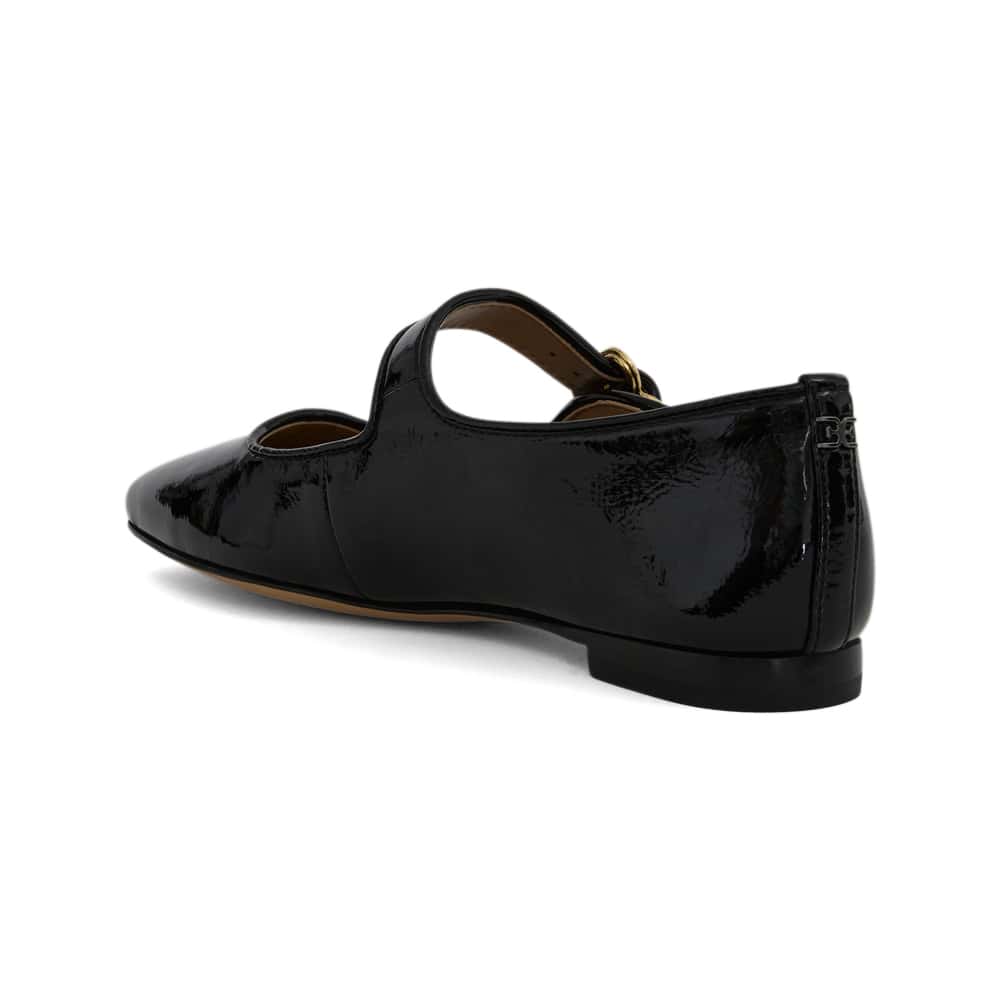 Michaela Ballet Flat in Black Patent