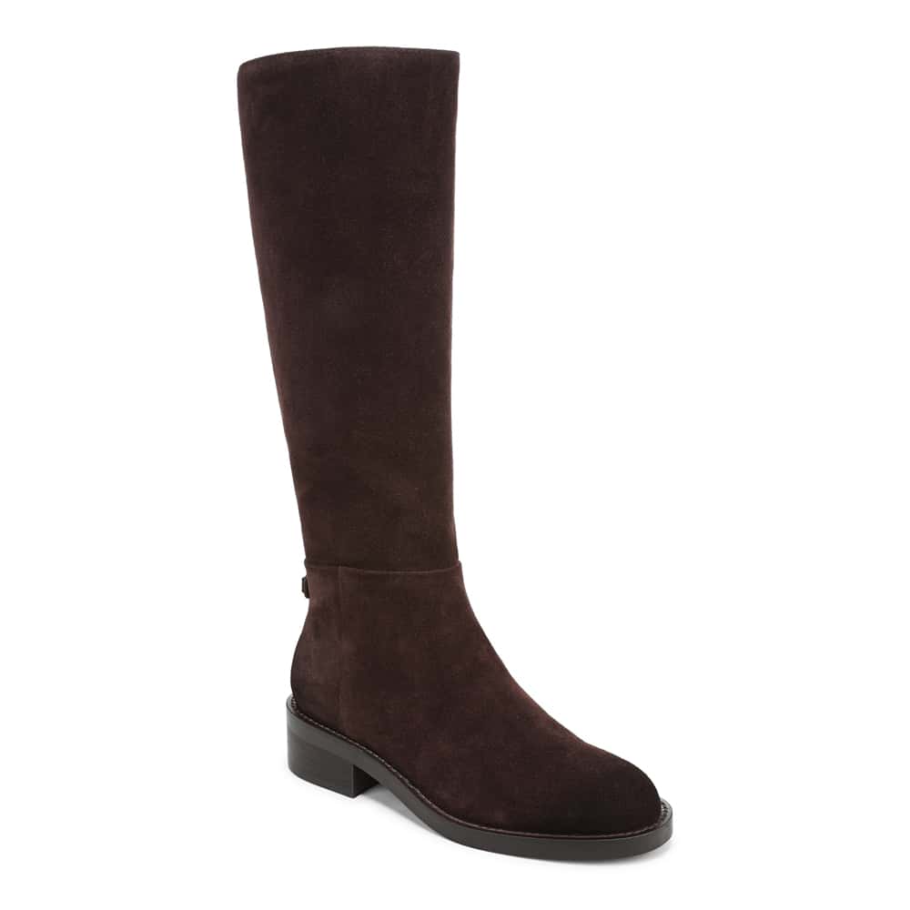 Milla Boot in CafÉ Noir Wc Suede Leather