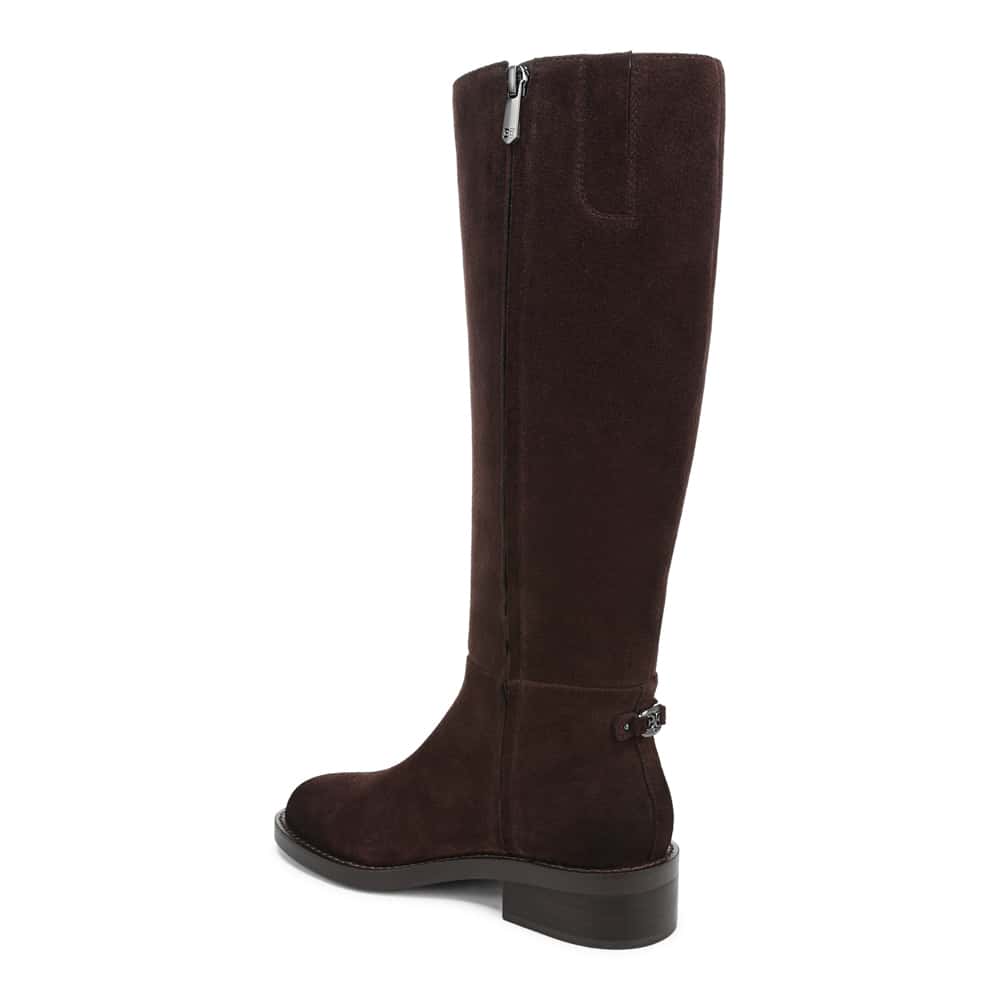 Milla Boot in CafÉ Noir Wc Suede Leather