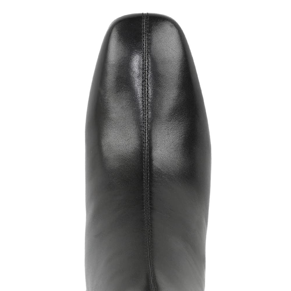 Paige Boot in Black Leather