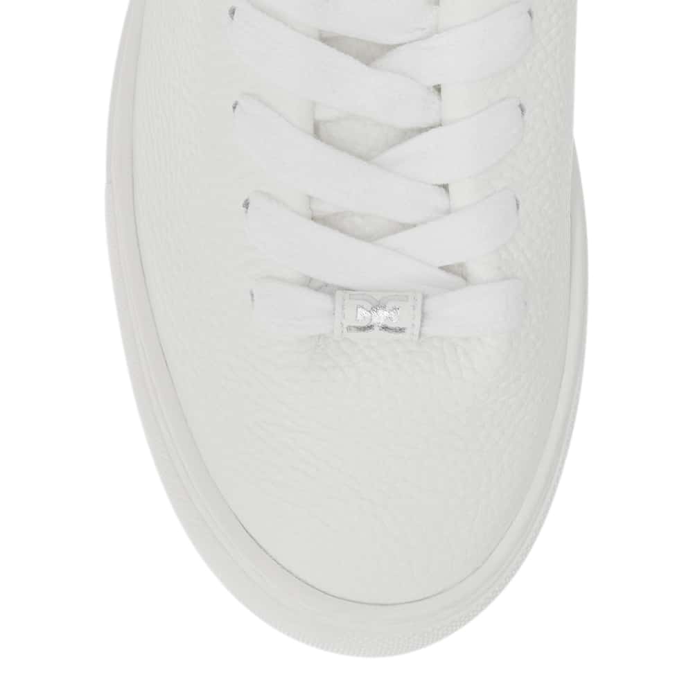 Poppy Sneaker in White Leather