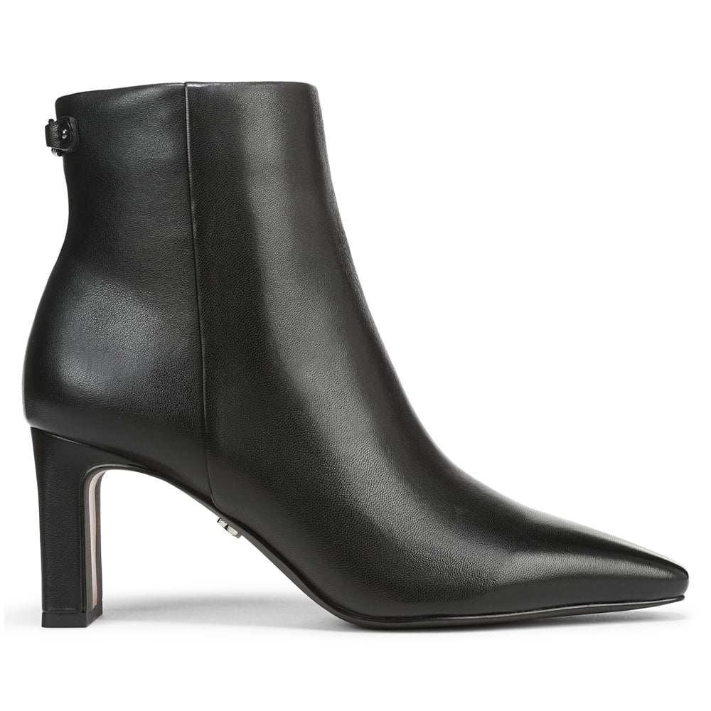 Saige Boot in Black Leather