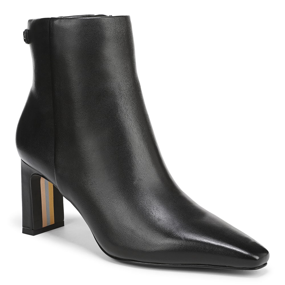 Saige Boot in Black Leather