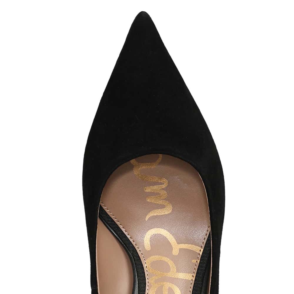 Summer Pumps in Black Suede