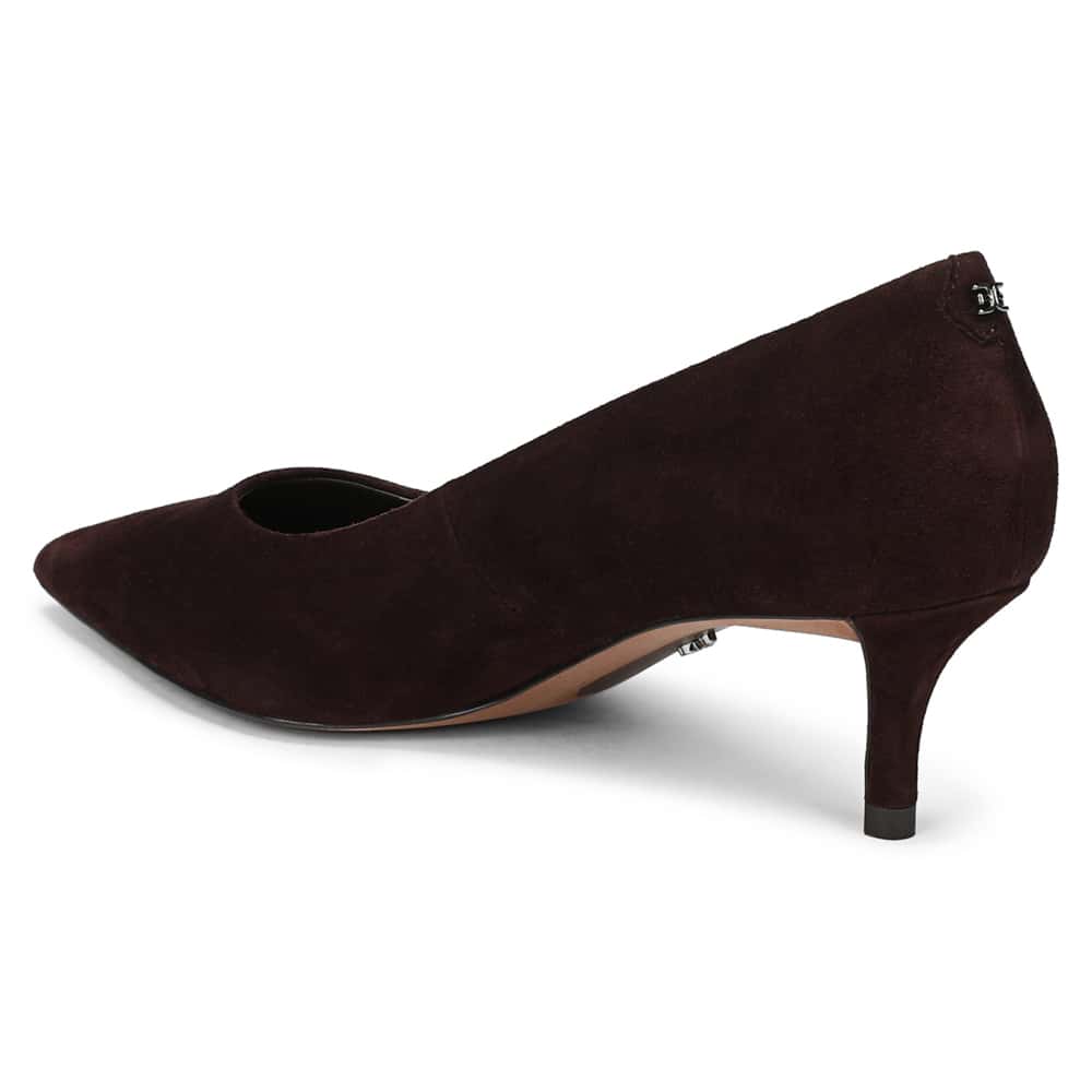 Summer Pumps in Cafe Noir Suede