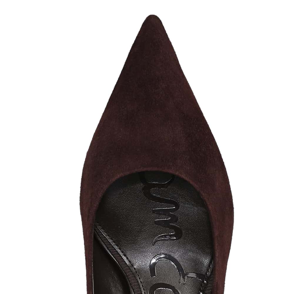 Summer Pumps in Cafe Noir Suede