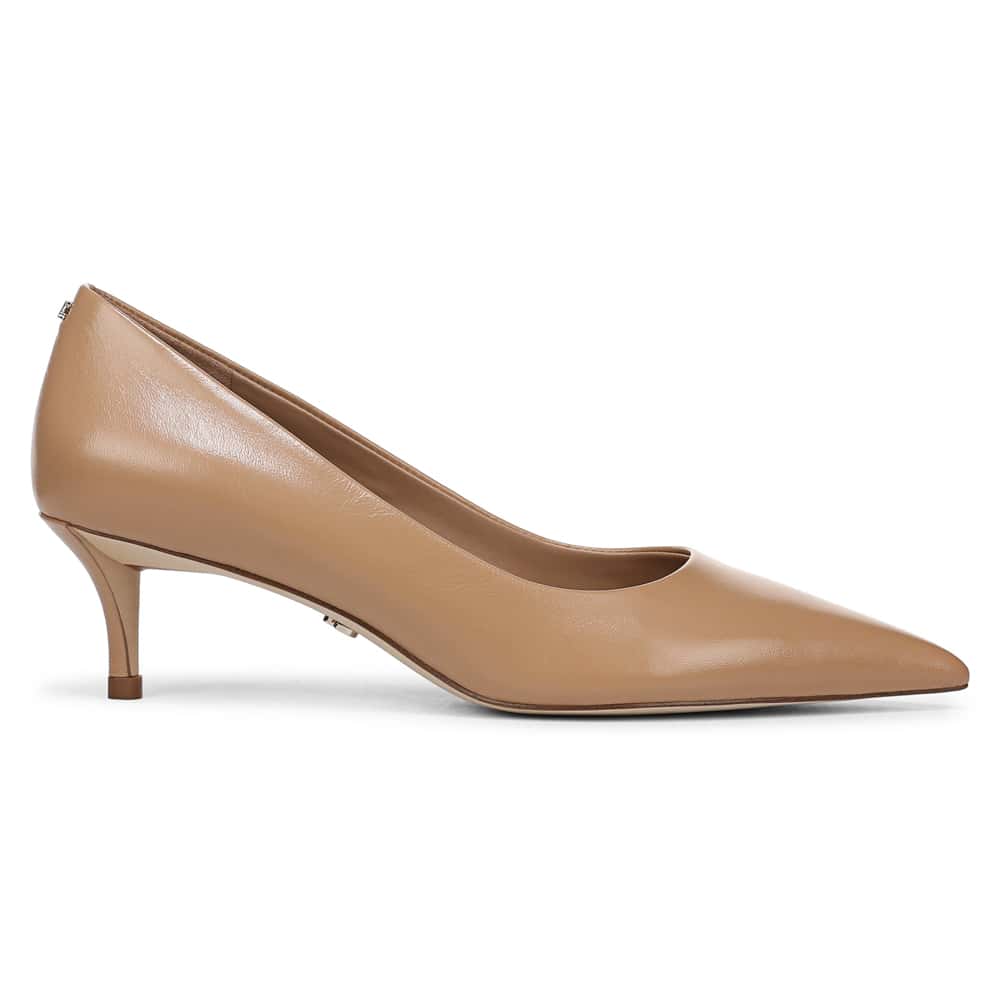 Summer Pumps in French Sand Glove Leather